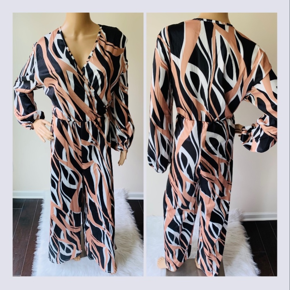 New Wide Leg Jumpsuit 2X